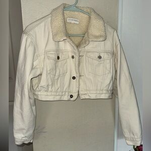 Meshki Cream Sherpa Jacket